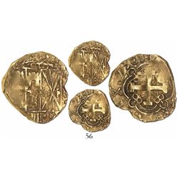 Bogota, Colombia, cob 2 escudos, (1)730S, from the 1733 Fleet (very rare provenance).