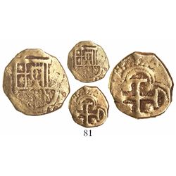 Seville, Spain, cob 1 escudo, Philip III, assayer not visible.