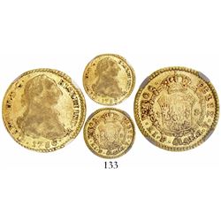 Popayan, Colombia, bust 1 escudo, Charles III, 1786SF, encapsulated NGC VF 30.