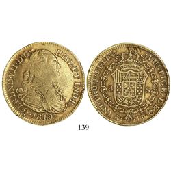 Contemporary counterfeit (made to look like a Mexico City, Mexico, bust 8 escudos, Ferdinand VII but