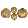 Image 1 : Costa Rica, Central American Republic, 1/2 escudo, 1846JB, "CREZCA" variety, encapsulated NGC MS 62.
