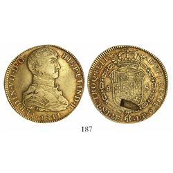 Lima, Peru, bust 8 escudos, Ferdinand VII transitional ("imaginary" bust), 1811JP.
