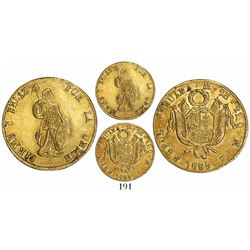 Lima, Peru, 2 escudos, 1855MB.