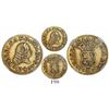 Image 1 : Madrid, Spain, bust 1/2 escudo, Ferdinand VI, 1749JB, encapsulated NGC XF 45.