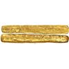 Image 1 : Complete gold "finger" bar #38, 478 grams, marked with fineness XXIII: (23.5K) and serial number 104