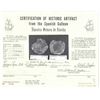 Image 2 : Lot of 2 Potosi, Bolivia, cob 8 reales, Philip III, assayers not visible, both Grade 3 (9 and 8 poin