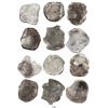 Image 1 : Lot of 6 Mexico City, Mexico, cob 8 reales, Philip III, assayer D or not visible, Grades 2 (1) and 3