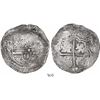 Image 1 : Potosi, Bolivia, cob 8 reales, Philip III, assayer Q, Grade 2, low serial number.
