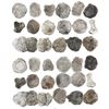 Image 1 : Lot of 19 Potosi, Bolivia, cob 8 reales, Philip III, assayers not visible, all Grade 4 (some Grade-3
