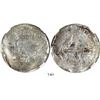 Image 1 : Potosi, Bolivia, cob 8 reales, (1650-1)O, with crowned-L countermark on cross, encapsulated NGC Genu