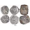 Image 1 : Lot of 3 Potosi, Bolivia, cob 2 reales, Philip IV, assayer T and not visible.