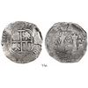 Image 1 : Potosi, Bolivia, cob 8 reales, 1653E, 1-PH-6 at top, rare.