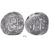 Image 1 : Potosi, Bolivia, cob 8 reales, 1655E, PH at top.