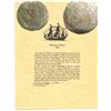 Image 2 : Clump of 2 Mexico City, bust 8 reales, one a Ferdinand VII transitional ("armored" bust), 1809, the 