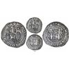 Image 1 : Lima, Peru, 4 reales, Philip II, assayer R (tiny) to left (Rincon), motto as PL-VSV-LT, legends ISPA