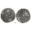 Image 1 : Lima, Peru, cob 2 reales, Philip II, assayer Diego de la Torre, *-ii to left, P-oD to right.