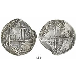 Potosi, Bolivia, cob 8 reales, 1619T.