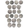 Image 1 : Lot of 10 Potosi, Bolivia, cob 8 reales, Philip III and IV, assayers Q, M and T (all visible).