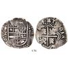 Image 1 : Potosi, Bolivia, cob 8 reales, (164)9Z (possible 9/7), no countermark, rare, ex-Faistauer.