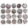 Image 1 : Lot of 10 Potosi, Bolivia, cob 4 reales, Philip III and IV, assayers Q, M and T (all visible).