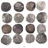 Image 1 : Lot of 8 Potosi, Bolivia, cob 4 reales, Philip III and IV, assayers not visible.