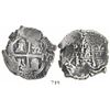 Image 1 : Potosi, Bolivia, cob 8 reales, 1702Y.