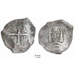 Potosi, Bolivia, cob 8 reales, 1708Y.