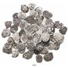 Image 1 : Large lot of 64 Potosi, Bolivia, cob 1/2R, Philip IV to Charles III, a few with dates visible.