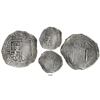 Image 1 : Bogota, Colombia, cob 4 reales, 1669, assayer PoR, extremely rare (unlisted), ex-Seville harbor (ca.