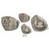 Image 1 : Guatemala, cob 1/2 real, 1748J.