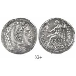 Kings of Macedon, AR tetradrachm, Alexander III, 336-323 BC, early posthumous issue struck under Kas