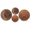 Image 1 : Argentina, copper essai 2 centavos, 1878, encapsulated NGC MS 65 RB.