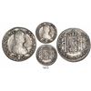 Image 1 : Bogota, Colombia, bust 1 real, Ferdinand VII (bust of Charles IV), 1812JF, two dots after mintmark.