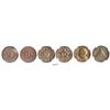Image 1 : Lot of 3 Cuban copper-nickel 1 centavos encapsulated by NGC: 1920 MS 62; 1946 MS 63; and 1953 MS 64.