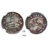Image 1 : Quito, Ecuador, 1/4 real, 1842MV-S, coin alignment, encapsulated NGC VF Details / environmental dama