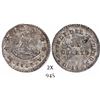 Image 1 : Quito, Ecuador, 1/4 real, 1843MV.