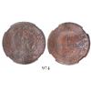 Image 1 : Roman Republic, Italy, copper 1 baiocco, 1849-R, encapsulated NGC MS 64 BN.