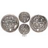 Image 1 : Caracas, Venezuela, 1 real, 1820BS, Ferdinand VII, F-7 flanking cross, castles at top right and bott