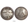 Image 1 : Potosi, Bolivia, silver 8R-sized proclamation medal, Ferdinand VII, 1808.
