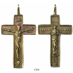 Small but intact cuprous cross.