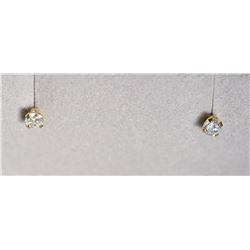 14K Gold Cubic Zirconia Earrings