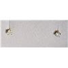 Image 1 : 14K Gold Cubic Zirconia Earrings
