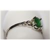 Image 3 : 14kt Gold Emerald & Diamond Ring MSRP $1050