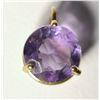 Image 1 : 10K Gold Amethyst Pendant