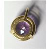 Image 2 : 10K Gold Amethyst Pendant
