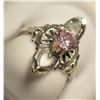 Image 2 : St Silver Pink CZ Ring