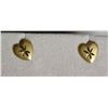 14K Gold Heart-shaped Earrings