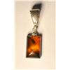 Image 1 : St Silver Baltic Amber Pendant