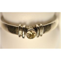 Sterling Silver Diamond Ring