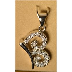 Sterling Silver Cubic Zirconia Pendant